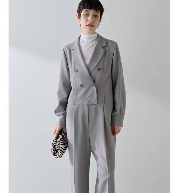 THE PAUSE「《コラボカラー》【THE PAUSE】テーラーカラージャンプスーツ」|ワンピース|