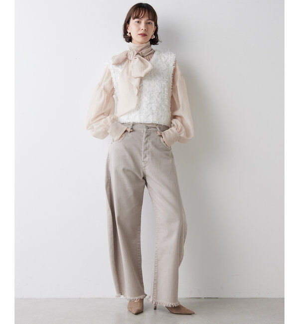  「オーガンザボウブラウス」|シャツ・ブラウス|