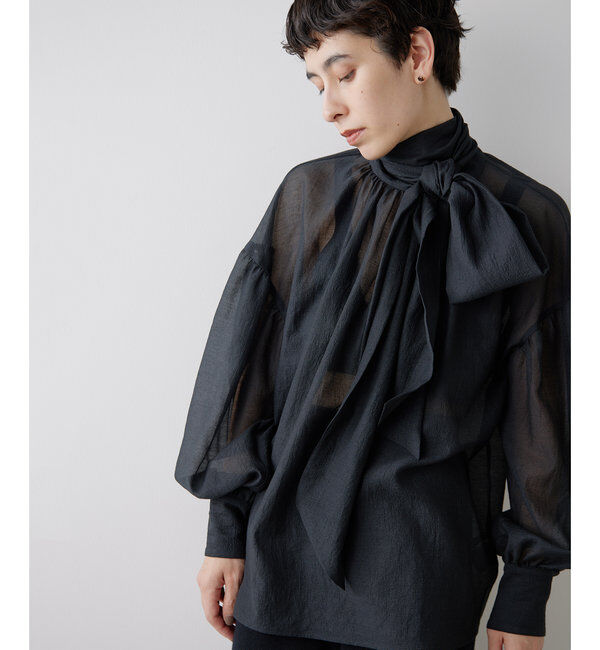  「オーガンザボウブラウス」|シャツ・ブラウス|