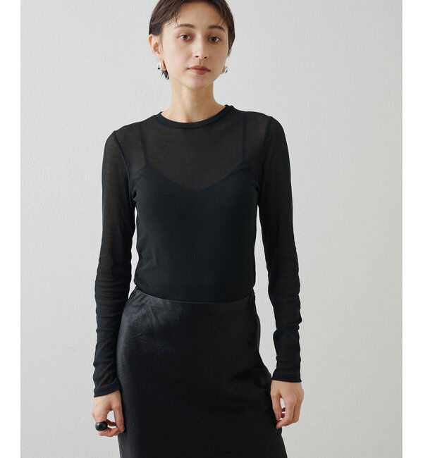  「シアーフライスクルーネックプルオーバー」|Tシャツ・カットソー|