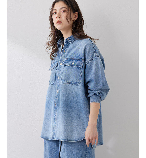  「ドロップデニムシャツ」|シャツ・ブラウス|