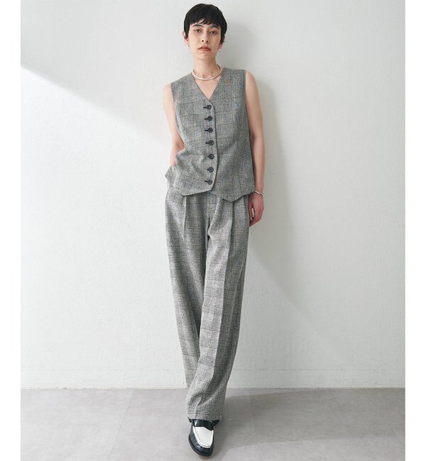  「ノーカラーベスト」|ベスト・ジレ|