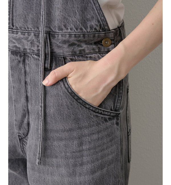  「コットンヘンプデニムオールインワン」|ワンピース|