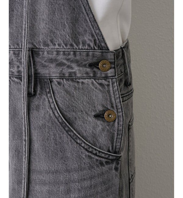  「コットンヘンプデニムオールインワン」|ワンピース|