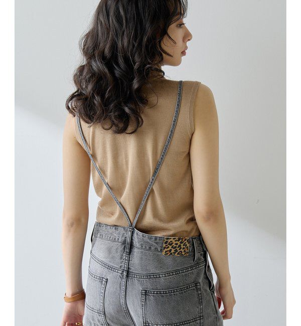  「コットンヘンプデニムオールインワン」|ワンピース|