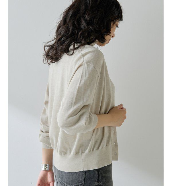  「16G Vネックカーディガン」|ニット・セーター|