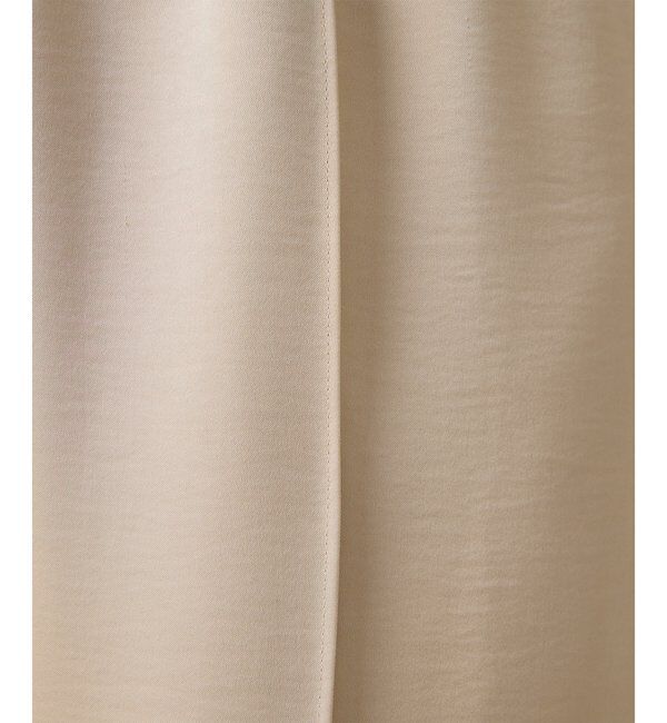 THE PAUSE「【THE PAUSE】サテンピンタックパンツ」|チノ|