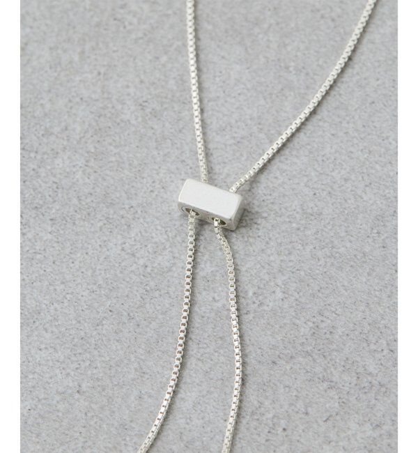 THE PAUSE「【THE PAUSE】スライダータイネックレス」|リング|