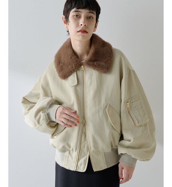 THE PAUSE「【THE PAUSE】ファーカラーMA-1」|その他|