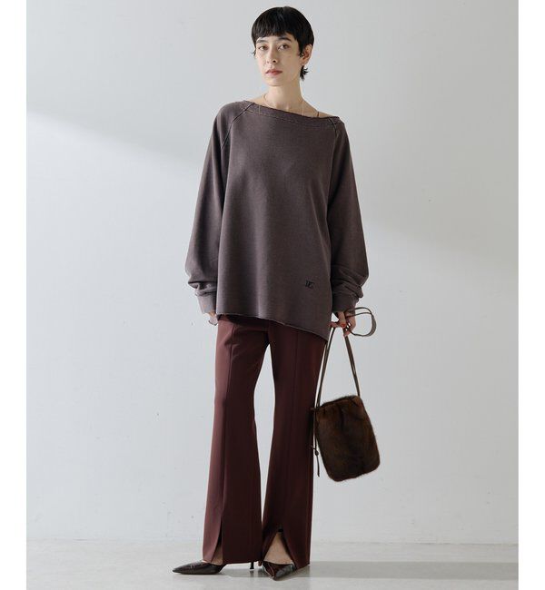  「オフショル裏毛プルオーバー」|Tシャツ・カットソー|