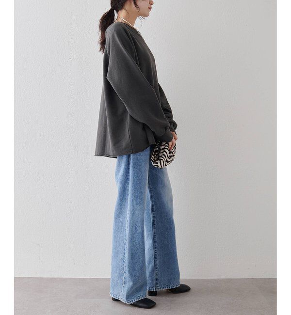  「オフショル裏毛プルオーバー」|Tシャツ・カットソー|