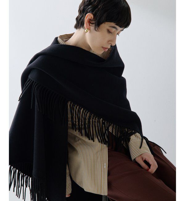  「【Christian AKS】Wool Fringe Stole」|マフラー|
