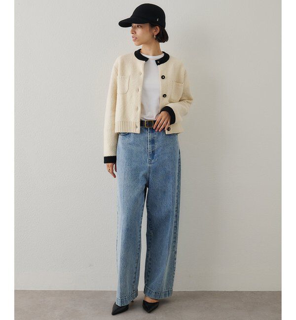  「ブークレーニットジャケット」|ニット・セーター|