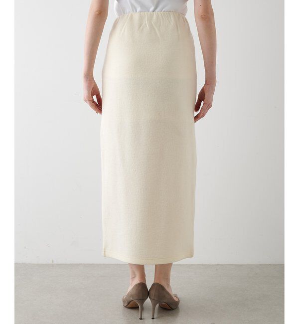 THE PAUSE「【THE PAUSE】ウールジャージボタンスカート」|スカート|