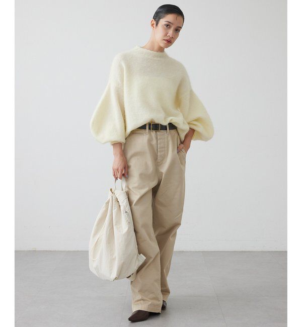 THE PAUSE「【THE PAUSE】バレルスリーブニット」|ニット・セーター|