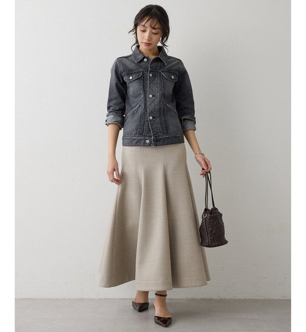  「ボンディングウールスカート」|スカート|