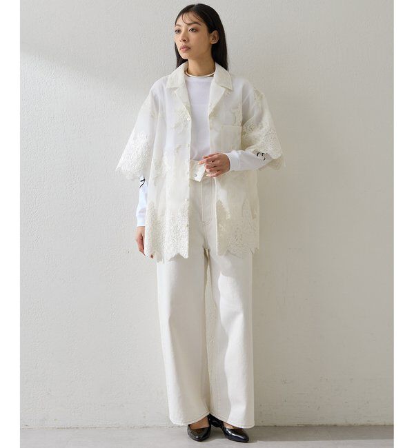  「ハイウエストデニムパンツ」|デニム|