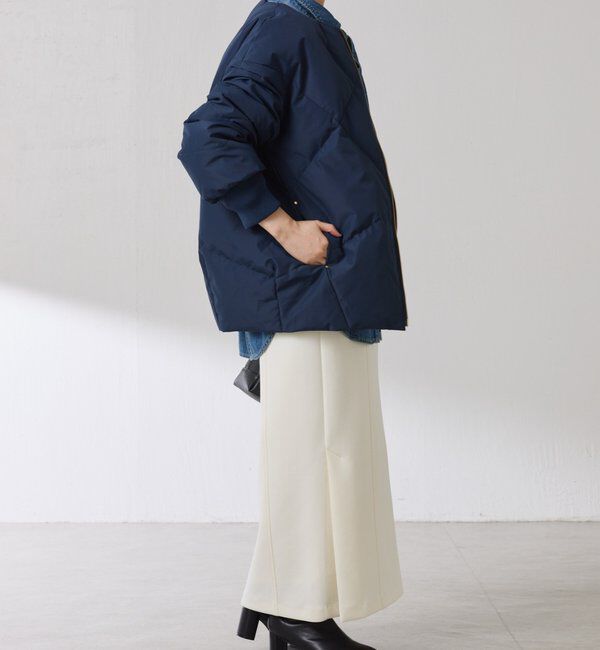  「ノーカラーダウンコート」|その他|
