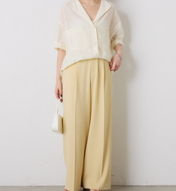  「ジャージワイドパンツ」|チノ|