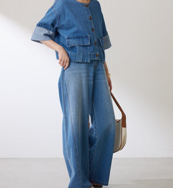  「Q.anos ターンバックジャケット」|ベスト・ジレ|