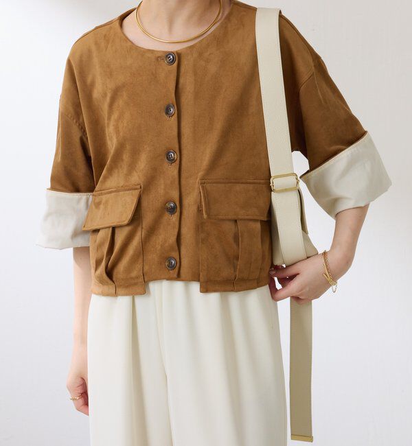 「Q.anos ターンバックジャケット」|ベスト・ジレ|