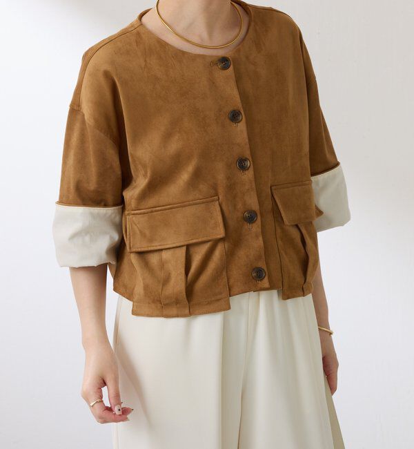  「Q.anos ターンバックジャケット」|ベスト・ジレ|