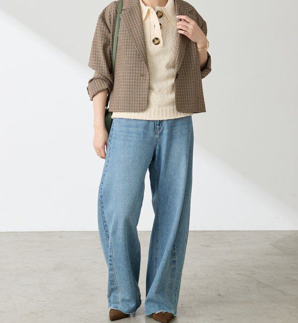  「ショートテーラードジャケット」|ベスト・ジレ|