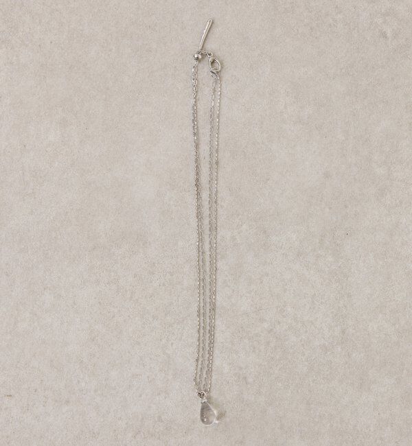  「【PAPILLONNER/パピヨネ】クリアドロップＹ字ネックレス」|リング|