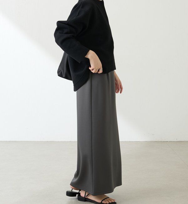  「スウェットライクラウンドヘムニット」|ニット・セーター|