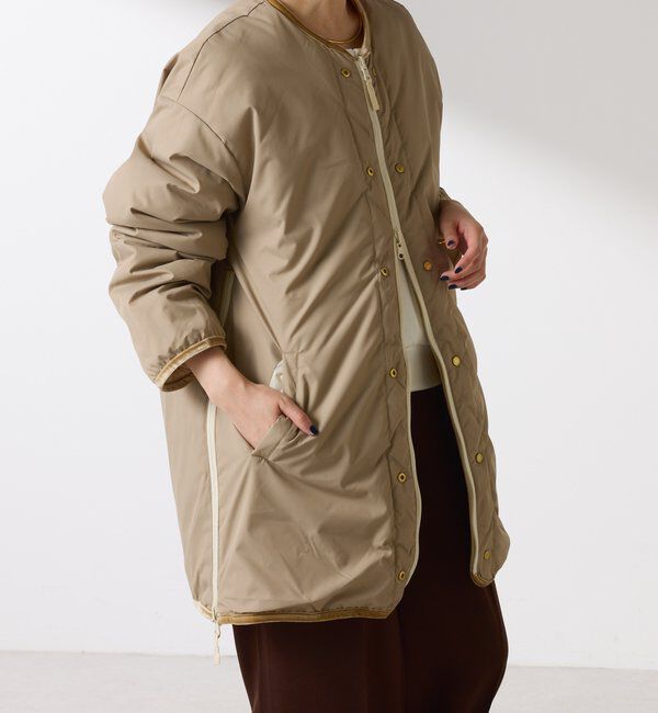  「ベロアパイピングリバーシブルコート」|その他|