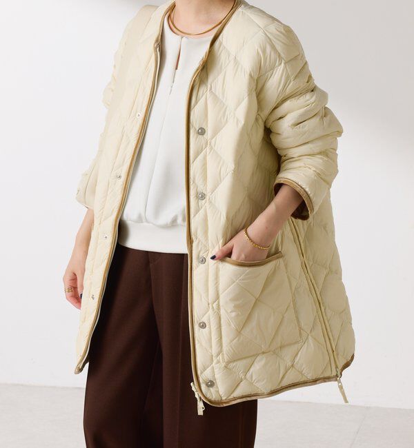  「ベロアパイピングリバーシブルコート」|その他|