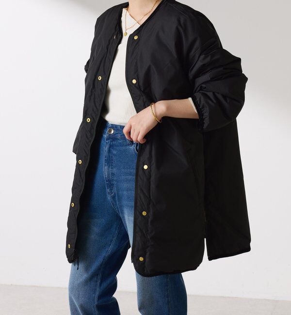  「ベロアパイピングリバーシブルコート」|その他|