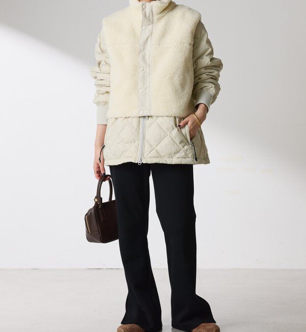  「【TAION別注アイテム/洗えるコート】レイヤードダウンジャケット」|その他|