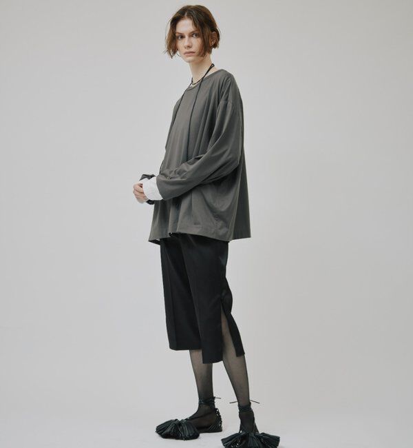  「ストレッチカプリパンツ」|チノ|