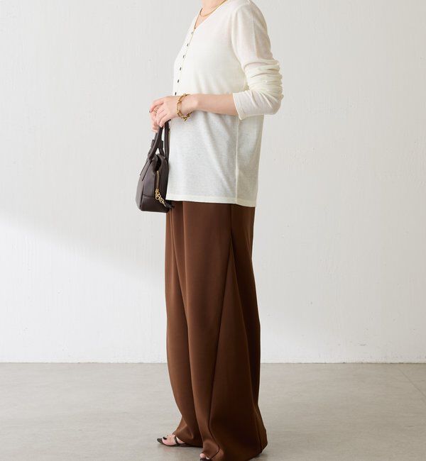  「裾切替ダンボールパンツ」|チノ|