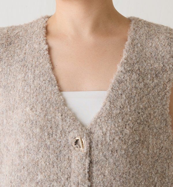  「ブークレーメタルトグルベスト」|ニット・セーター|