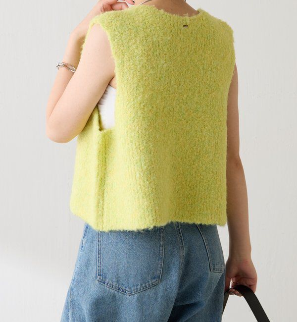  「ブークレーメタルトグルベスト」|ニット・セーター|