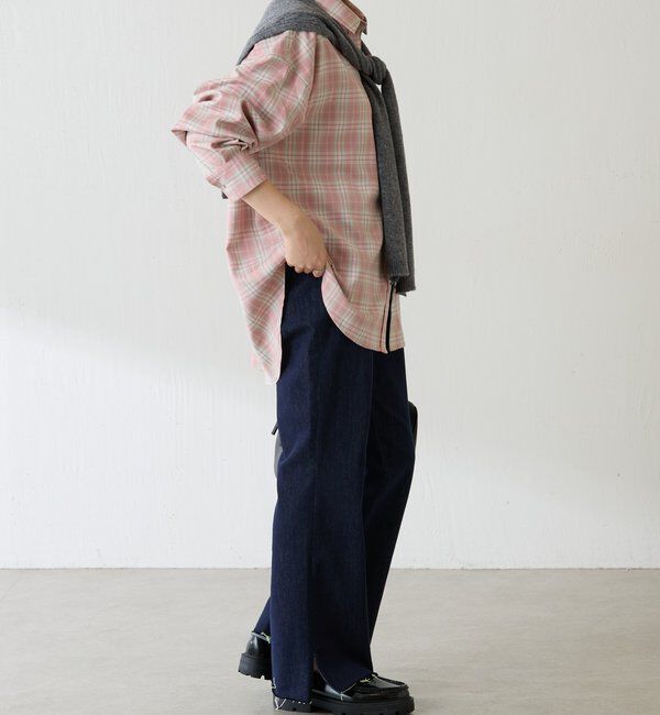  「メタルボタンチェックシャツ」|シャツ・ブラウス|