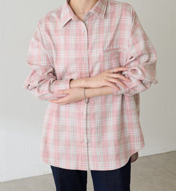  「メタルボタンチェックシャツ」|シャツ・ブラウス|