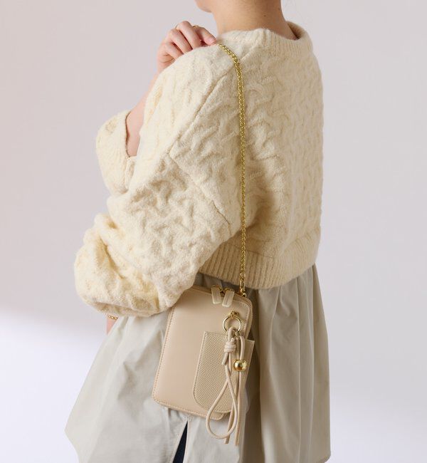  「【PAPILLONNER/パピヨネ】チャーム付きショルダーミニバッグ」|トートバッグ|