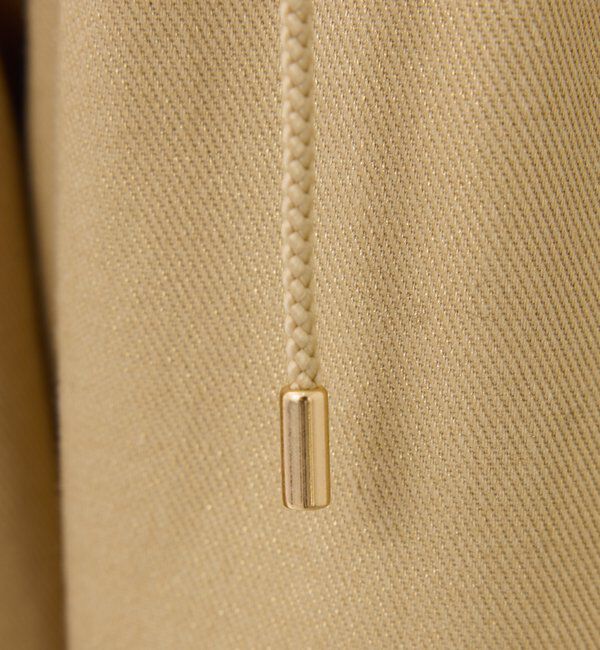  「【ウエスト調整可能】箔ツイルワイドパンツ」|チノ|