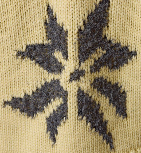  「ビッグモチーフカウチンカーディガン」|ニット・セーター|