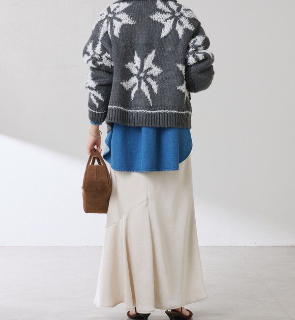  「ビッグモチーフカウチンカーディガン」|ニット・セーター|