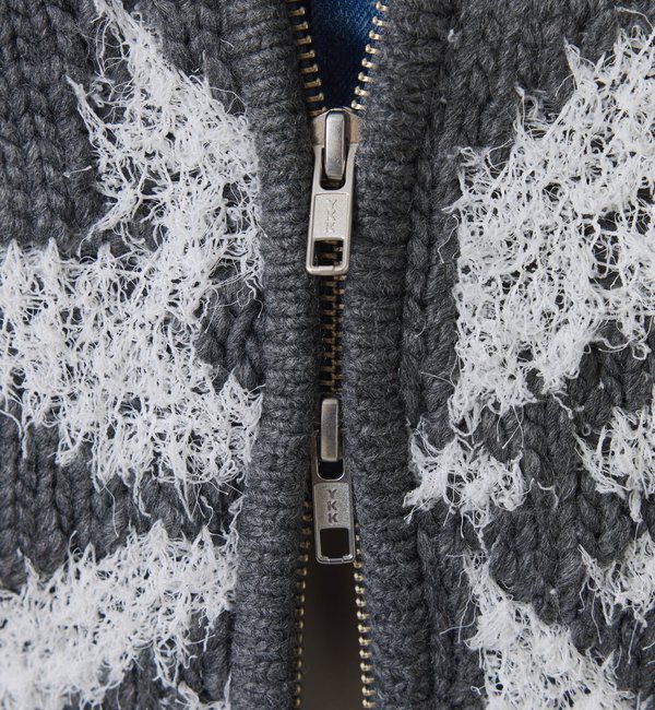  「ビッグモチーフカウチンカーディガン」|ニット・セーター|