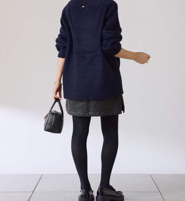  「レザーライクミニスカパン」|スカート|