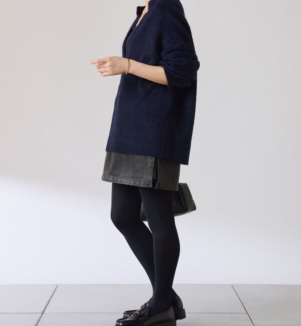  「レザーライクミニスカパン」|スカート|