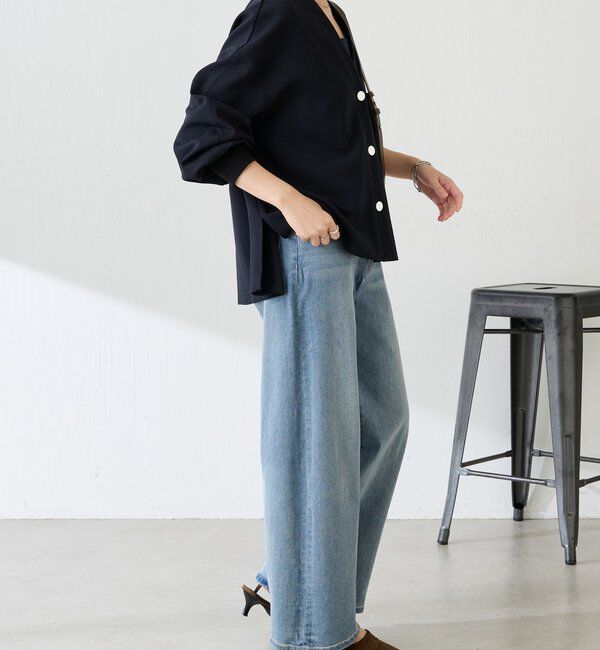  「メタル釦ジョーゼットカーディガン」|Tシャツ・カットソー|