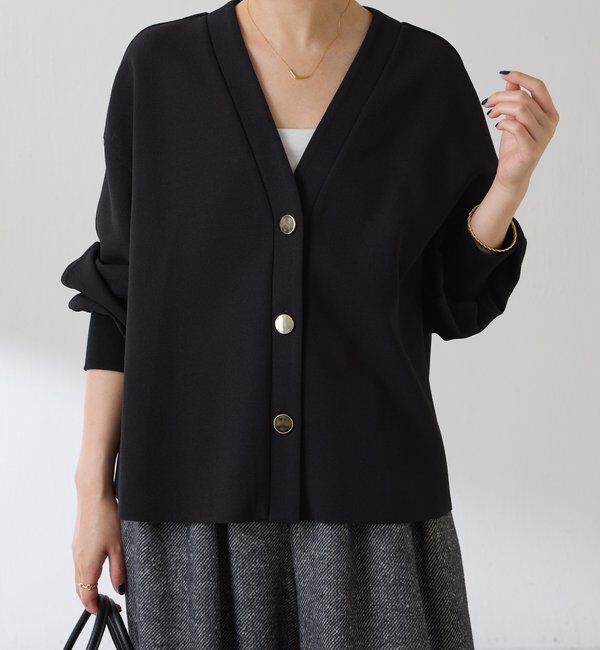  「メタル釦ジョーゼットカーディガン」|Tシャツ・カットソー|