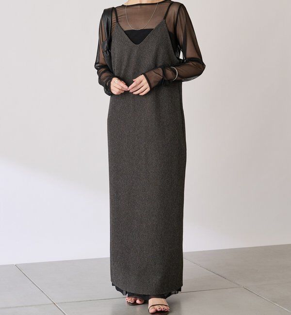  「チュールレイヤードワンピース」|ワンピース|