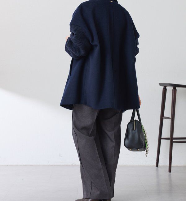  「ニットスリーブダブルコート」|その他|